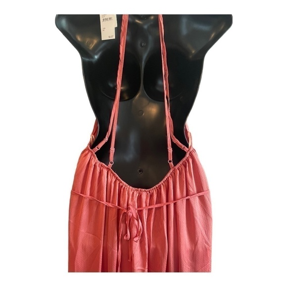 One One Six Halter Style Maxi Tiered Skirt Dress In Clay - Picture 9 of 14